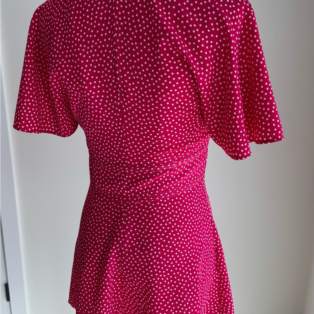 Zara Red and White Polka Dot Dress - Picture 7 of 14